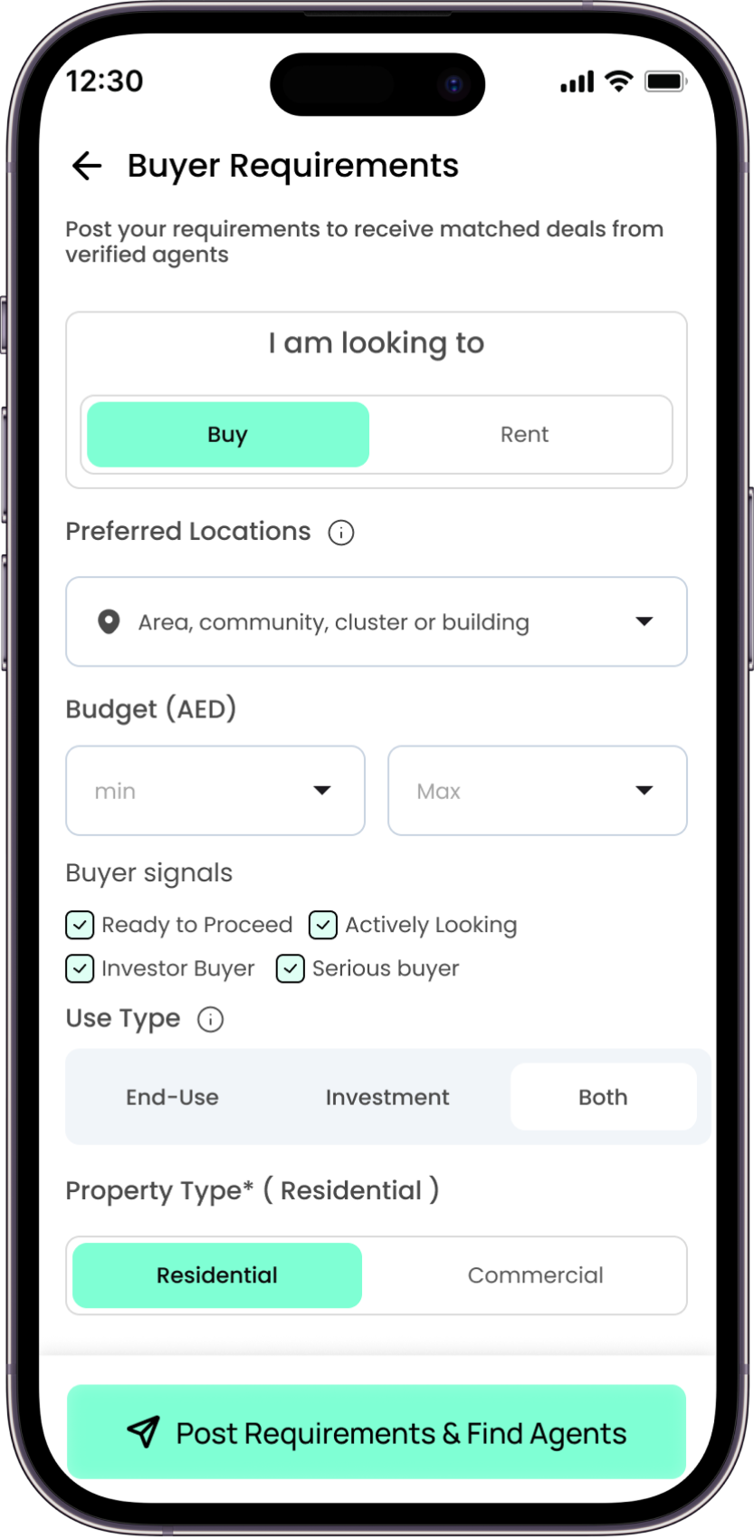 App mockup