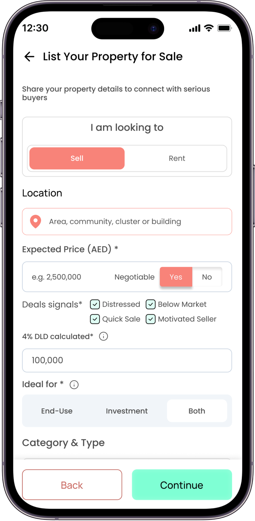 App mockup