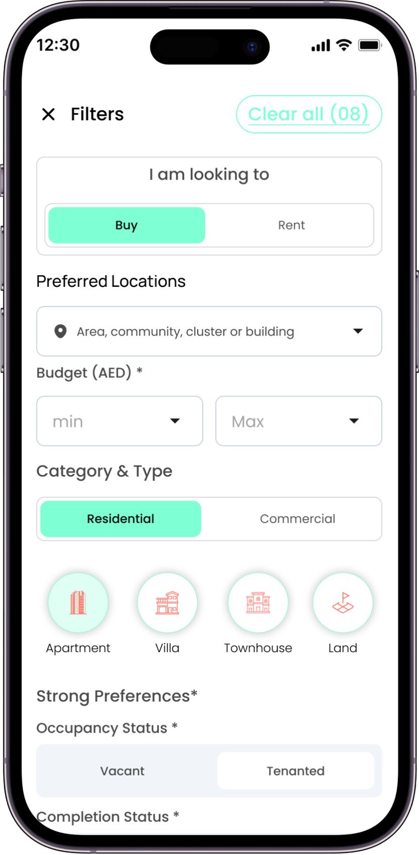App mockup